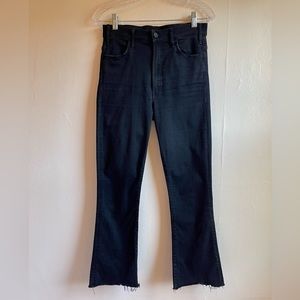 Mother denim black crop jeans